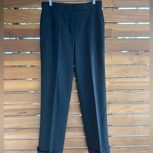 Jill Sander Straight Leg Trousers in Washed Black color